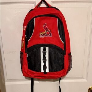 Cardinals Red and Black Backpack